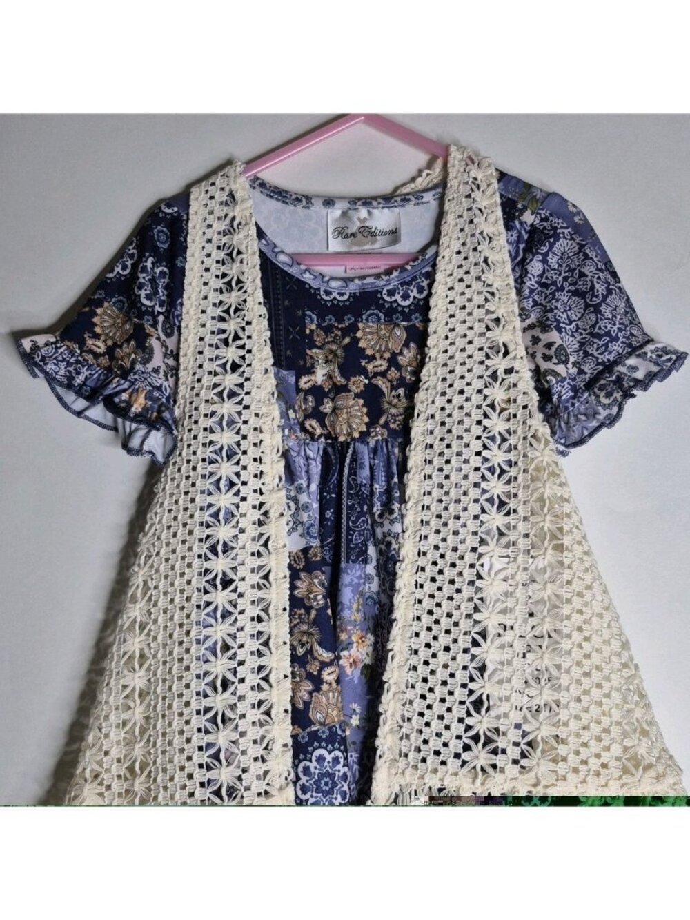 NEW Rare Editions 2 Piece Dress Set Toddler Girls Size 2T